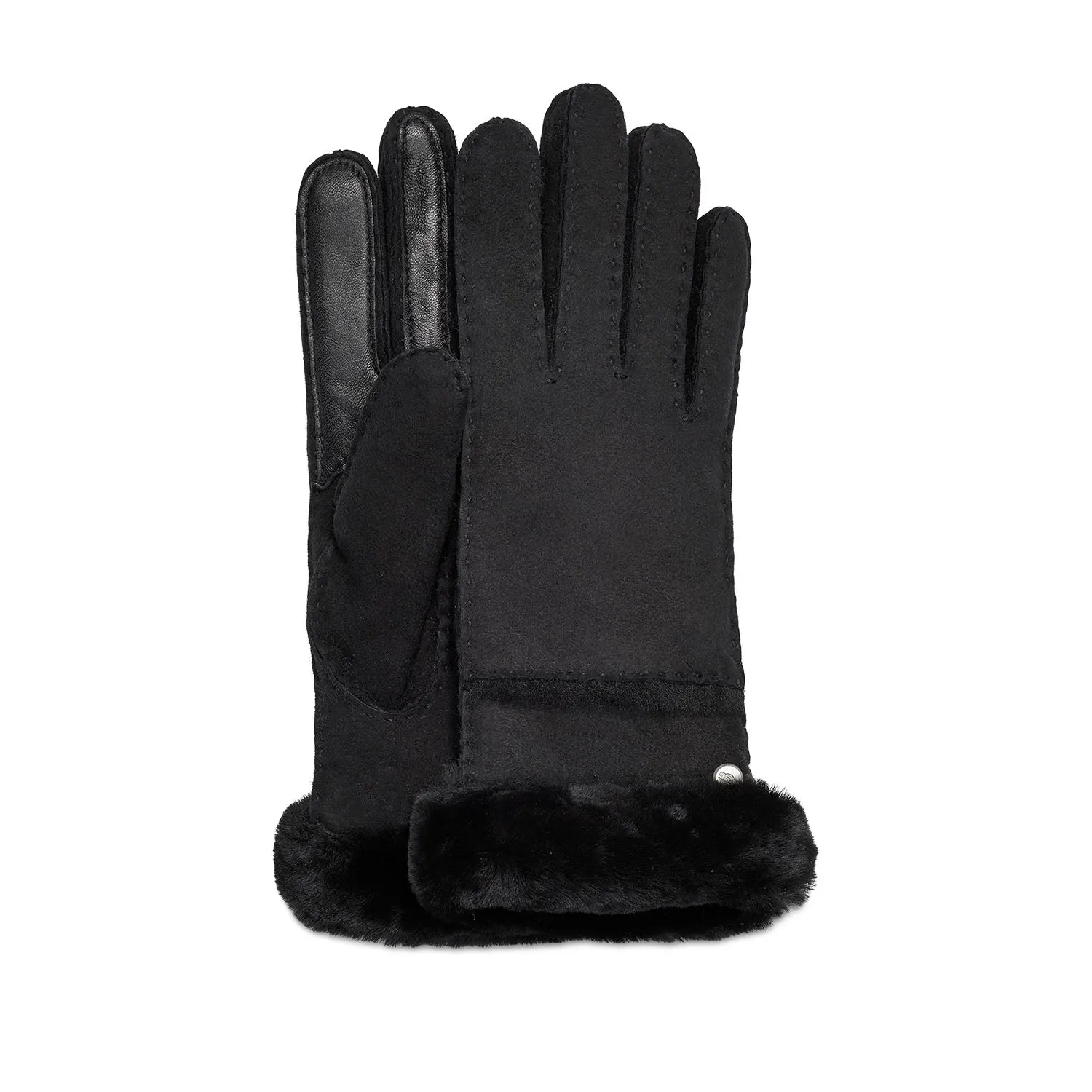 UGG Women's Sheepskin Seamed Glove in Black