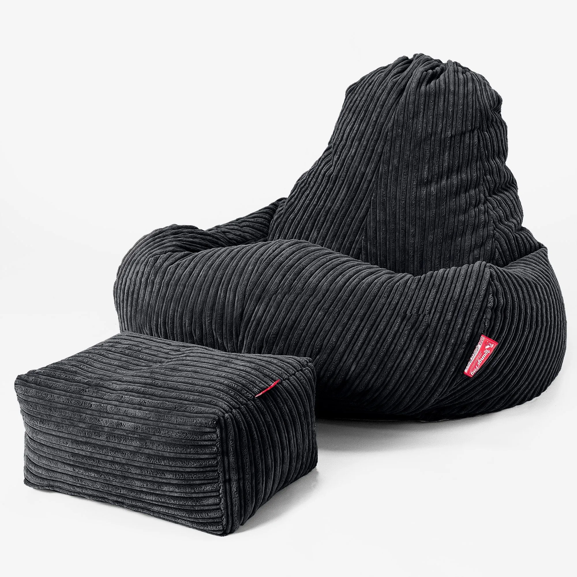Ultra Lux Gaming Bean Bag Chair - Cord Black