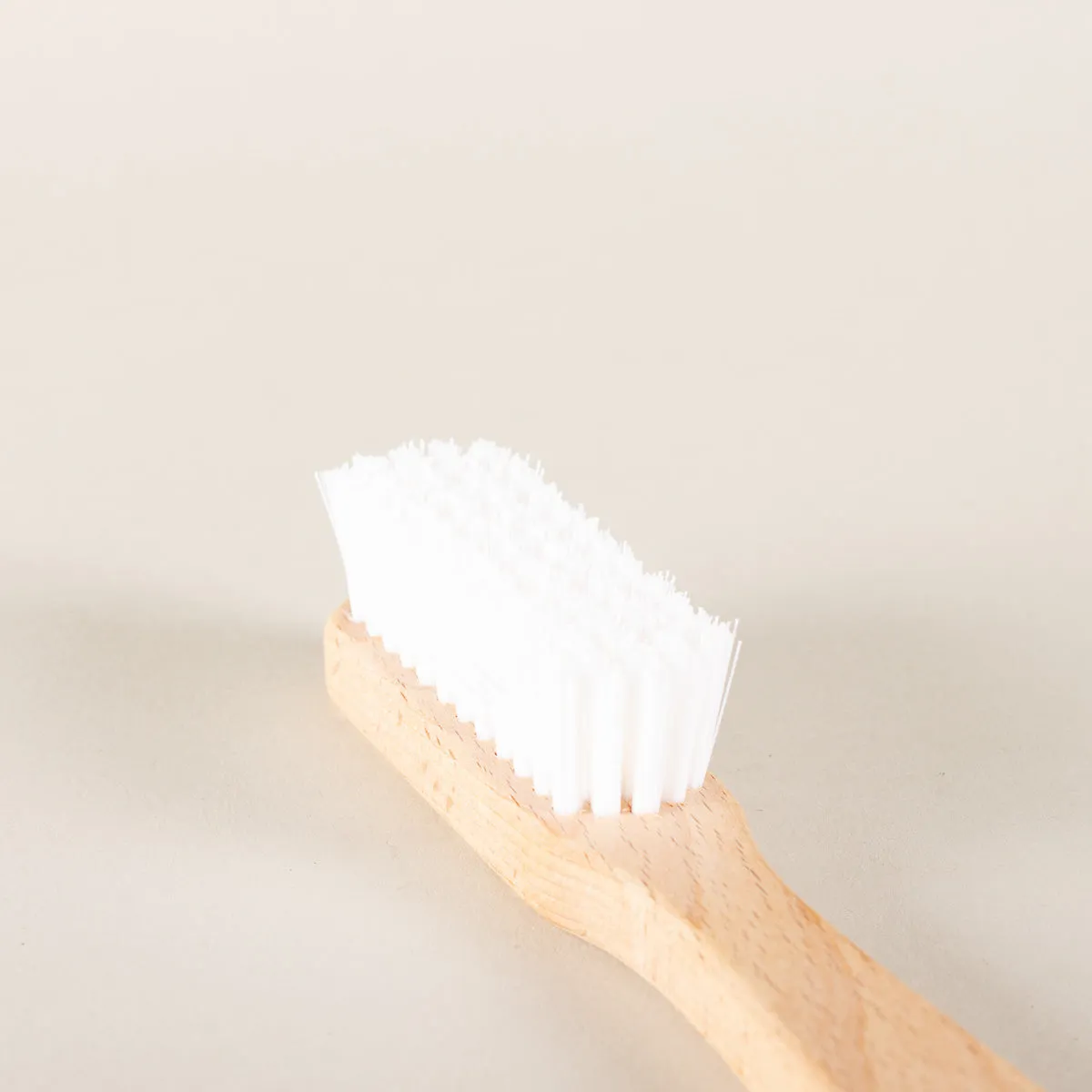 White cleaning brush