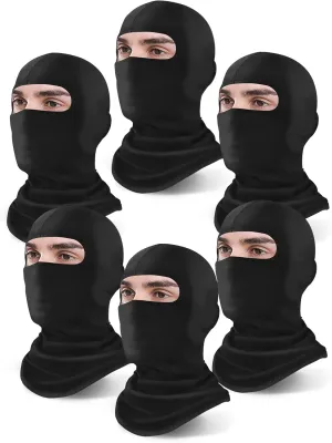 Xeoxarel 6 Pack Balaclava Ski Mask for Men/Women, Full Face Cover