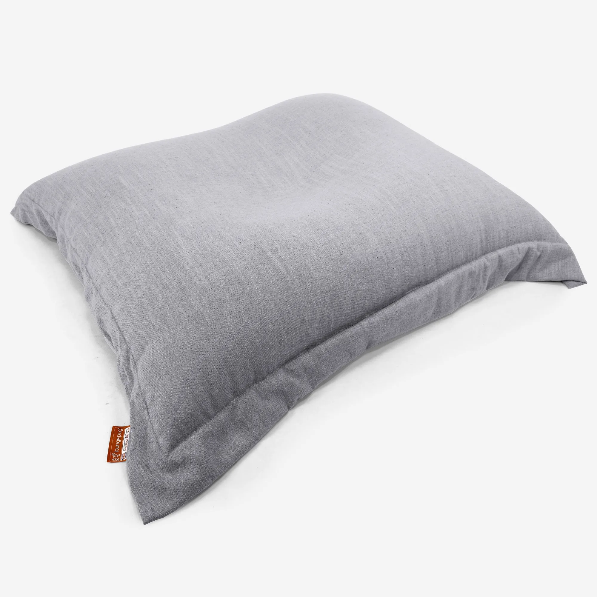 XL Pillow Beanbag - Linen Look Silver