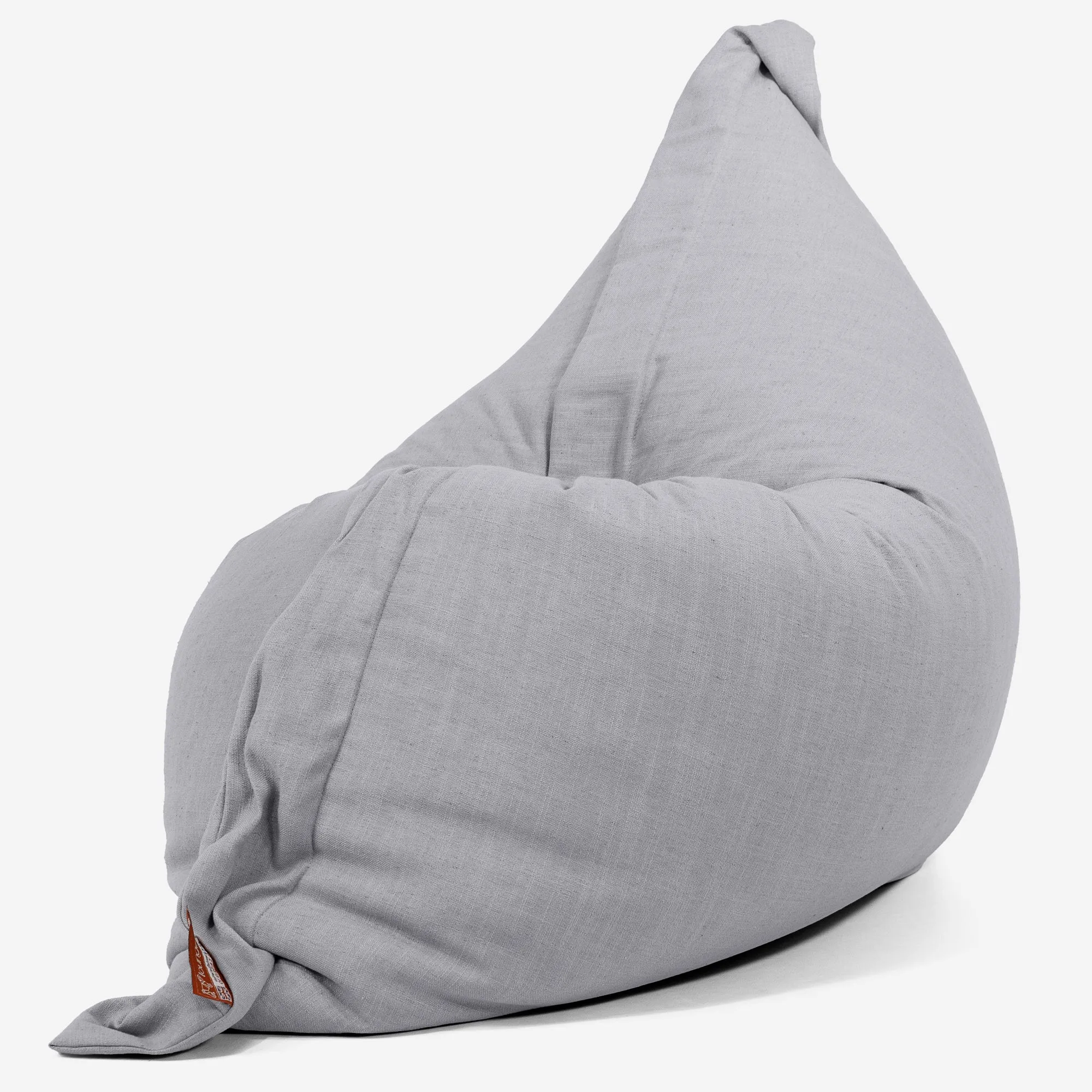 XL Pillow Beanbag - Linen Look Silver