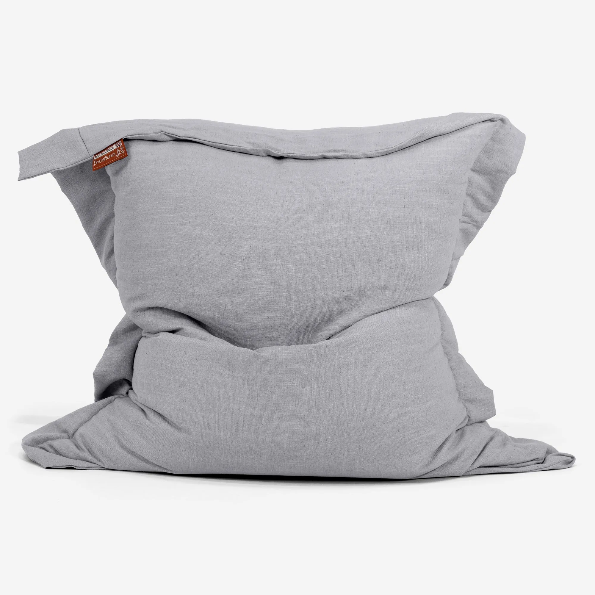 XL Pillow Beanbag - Linen Look Silver